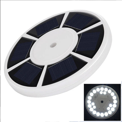 26 LED Solar Flagpole Lamp Camping Tent Garden Light Super Bright Water-resistan