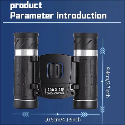 200x25 Binoculars Mini Pocket Waterproof Compact Telescope for Bird Watching