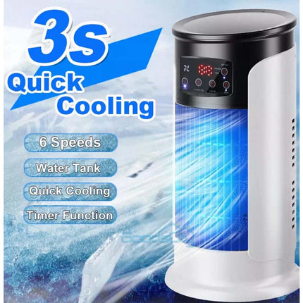 Multifunction Cooling Fan Air Cooler Spray Conditioner Personal Silent Desk fan