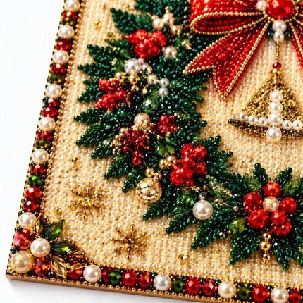 1Pcs Sun Catcher Christmas Diamond Painting Kit Door Decoration