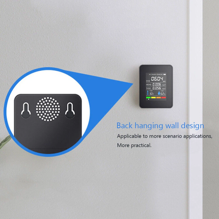 Digital LCD Air Quality Monitor TVOC CO2 Detector Temperature Humidity Meter
