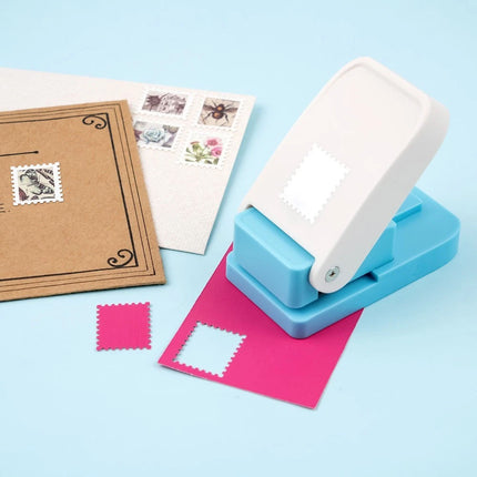 Rectangular Postage Stamp Punch for Paper Crafting Scrapbooking OD