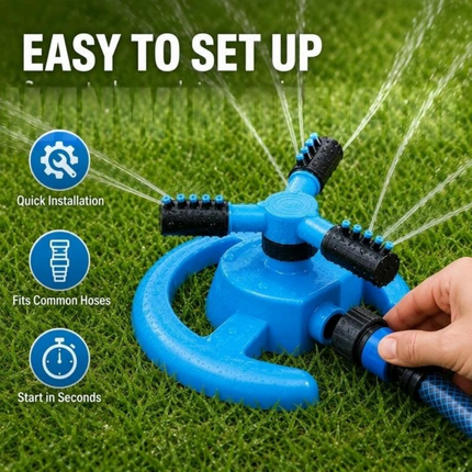 360 Rotating Garden Sprinkler Lawn Sprayer Automatic Watering Irrigation System