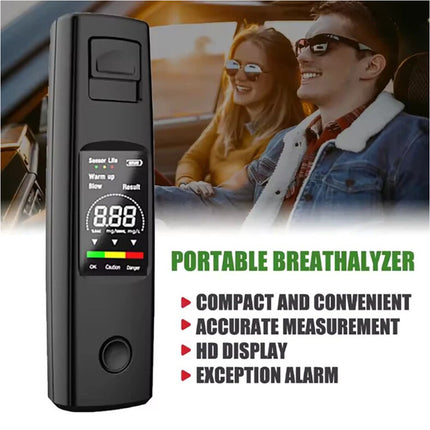 Portable Professional Breathalyzer High Accuracy Personal Alcohol Tester