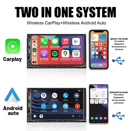 Wired Convert Wireless CarPlay Android Auto Connection USB Dongle Adapter