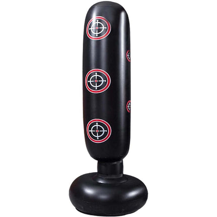 Boxing Punching Bag Sandbag Free Standing Dummy Target Fitness Kick MMA