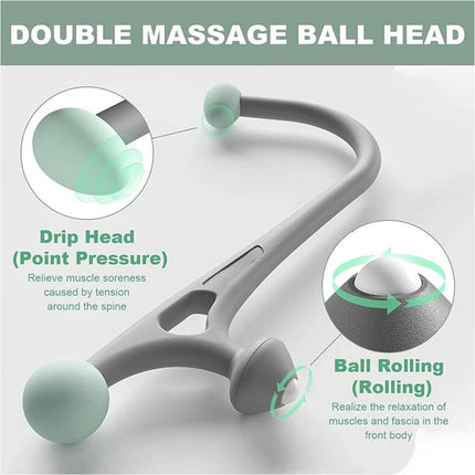 Hook Cane Back Massager Stick Trigger Point Massage Tool