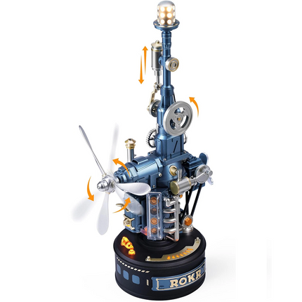 Pulse Beacon Tower Mechanical Puzzle Metal DIY 3D Puzzle Kit Adult Gifts