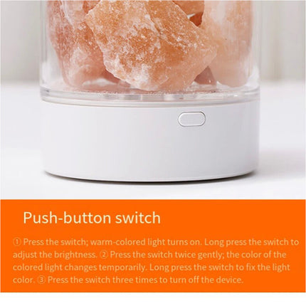 Himalayan Natural Crystal Salt Rock Lamp Colorful Night Light Gift