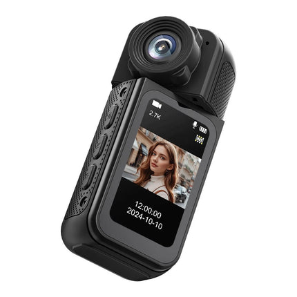 2.7K Portable WiFi Camera Thumb Action Camera Pocket Cam with Lanyard