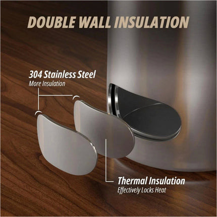 350ML Stainless Steel Cafetiere French Press Filter Coffee Plunger Pitcher