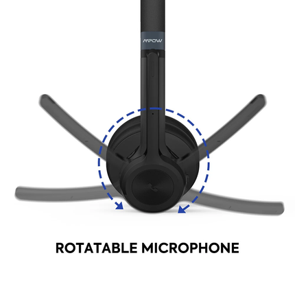 Wireless Headphones Bluetooth Noise Cancelling Stereo Earphones Over Ear Headset