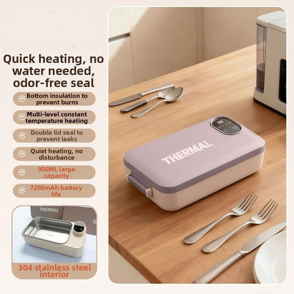 Heating Function Food Warmer 900ml Capacity Hot Meal Container School
