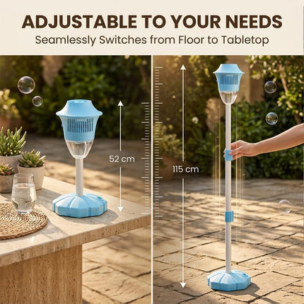 Bubble Torch Garden Lamp Automatic Bubble Maker Stand Bubble Machine Outdoor