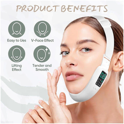Electric Massage Double Chin Remover Face Lift Firming V-line Chin USB Recharge