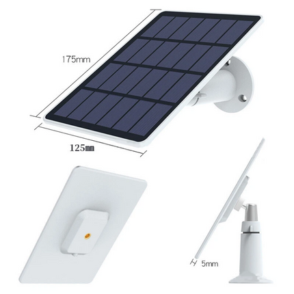 For Eufy Eufycam Cam E/2C/2/2 Pro USB Solar Panel Charger Security Camera Panel