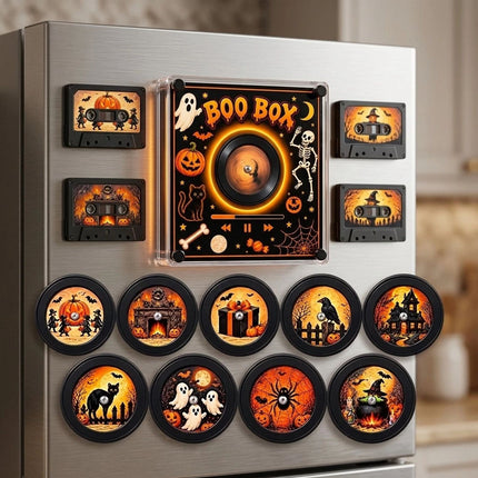 Magnetic NFC Music Box Creative Rotating Record Player Acrylic MP3 9 Tracks AU