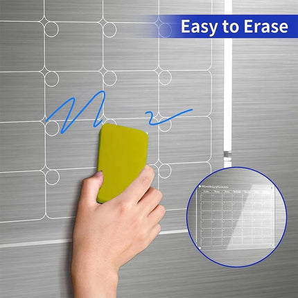Transparent Memo Board Reusable Writing Note Board Durable
