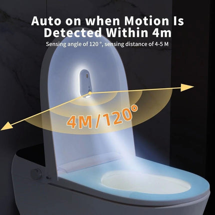 Motion Sensor Activated Toilet UV Sanitizer Toilet Night Light Bathroom