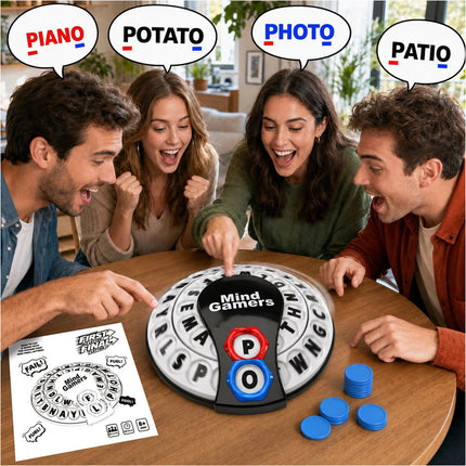 Word Game Family Board Game Fun Fast-Paced Puzzle Game Xmas Gift