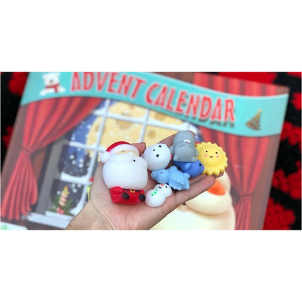Festive Christmas Countdown Advent Calendar 24pcs Fidget Toys Holiday Present