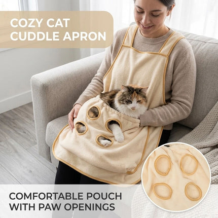 Pet Cuddling Apron with Leg Holes for Holding Small Cats Pet Grooming Apron NEW