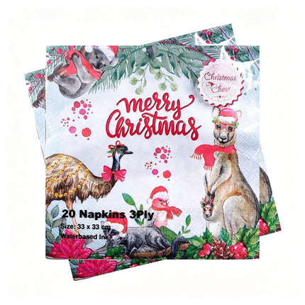 Christmas Disposable Tableware Set Paper Plates Cups Napkins Party Supplies