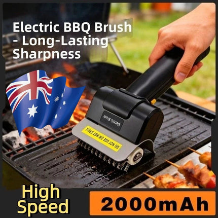 Electric Grill Brush Stainless Steel High Speed Roller Grill Cleaner Brush BBQ