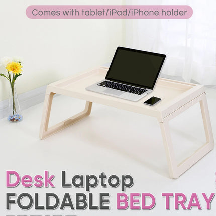 Foldable Laptop Table Tray Bed Sofa Portable Tablet Computer Stand Desk