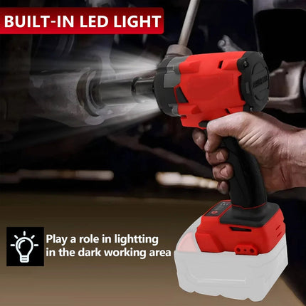 Impact Wrench 1/2" 450Nm Cordless Brushless Power Tool Construction Car Repair
