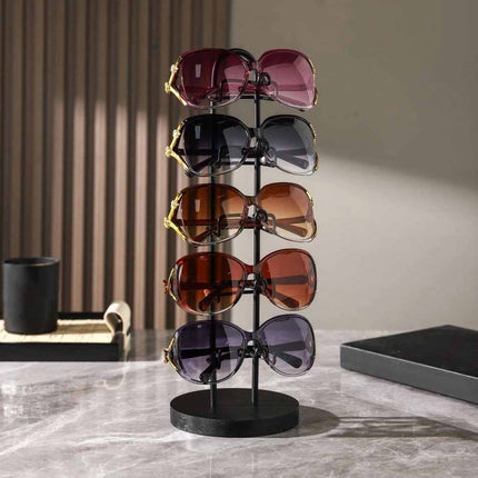 Space Saving Eyeglass Organizer Removable Desktop Glasses Holder Store