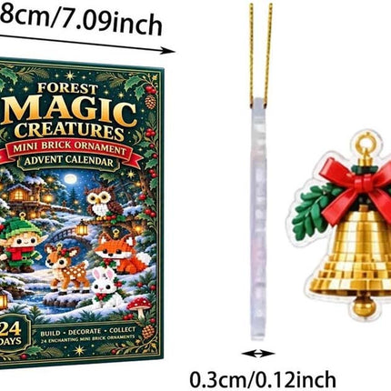 Forest Magic Creatures Ornament Advent Calendar