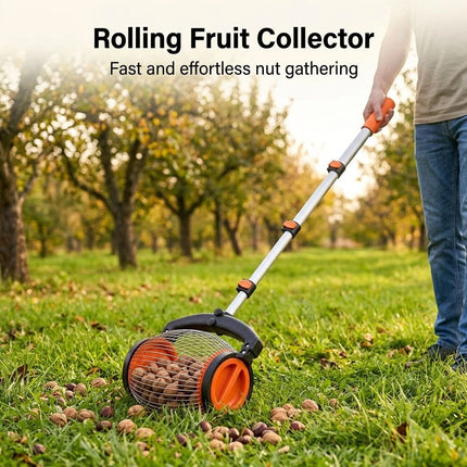 Acorn Picker Upper Rolling Nut Collector, Walnut Picker Nut Gatherer Roller