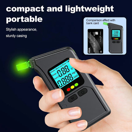 Breathalyzer Alcohol Tester Breath Test LCD Display Analyzer Tester Breathalyzer