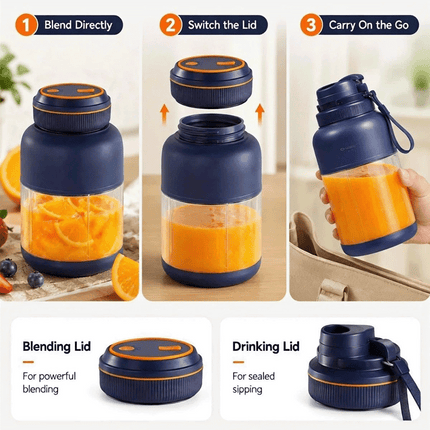 Wireless Electric Juicer Portable Juicer Juicer Blender Kitchen Rechargeable