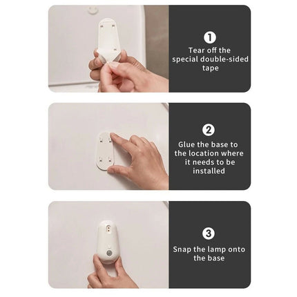 Motion Sensor Activated Toilet UV Sanitizer Toilet Night Light Bathroom