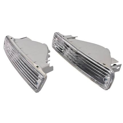 1 Pair Front Turn Indicators Bumper Light For Toyota Land Cruiser HZJ80 Series