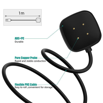 Fitbit Sense 2 Cable Charging Charger Cable Tracker