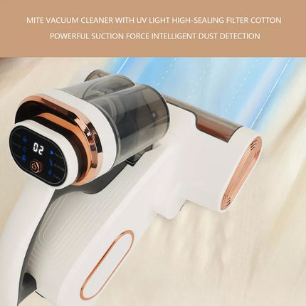 Cordless Mite Remover Upgraded Home Bed Handheld UV Deep Mattress Vacuum Cleaner
