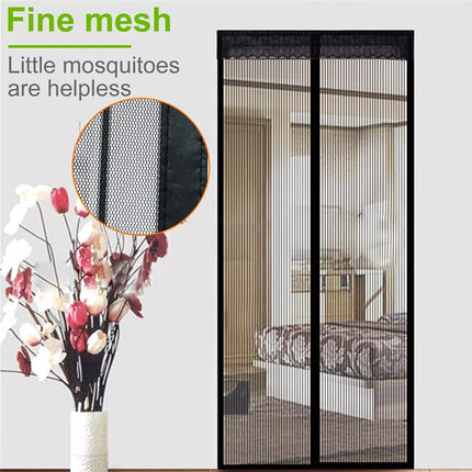 Oversize Magnetic Screen Door Heavy Duty Mosquito Bug Insect Net Screen Barrier