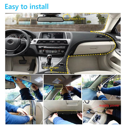 1080P Car Dash Camera Dual Front and Rear Video DVR Recorder Night Vision Kit