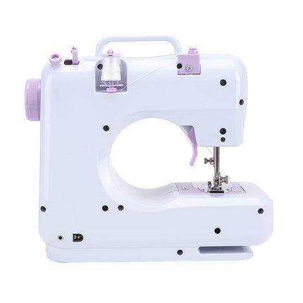 Mini Sewing Machine 12 Stitch Electric Foot Pedal 2-Speed for DIY and Repairs