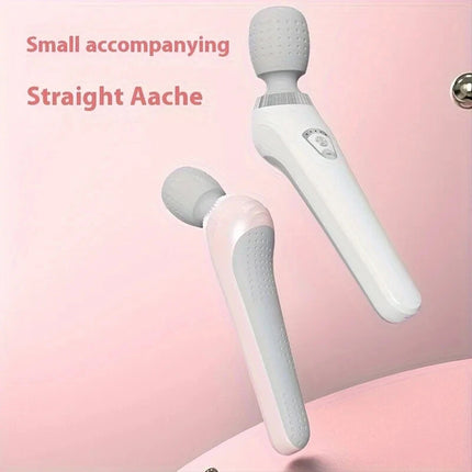 Portable Electric Massage Stick - USB Charging, Full Body Vibration Massager Gun White