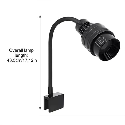Adjustable Aquarium Spot Light 9.6W LED Fish Tank Lamp For Aqu Plants 9.6W