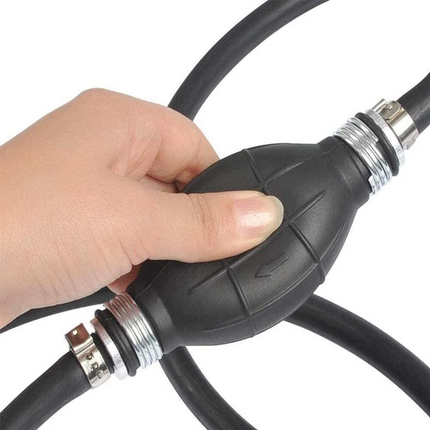 2.1M Fuel Line Gas Hose Primer Bulb Outboard Motor Tank Connector For Yamaha