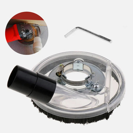 Dust Extractor Clear Shroud, Grinding Dust Cover For Angle Hand Grinder 4/5"