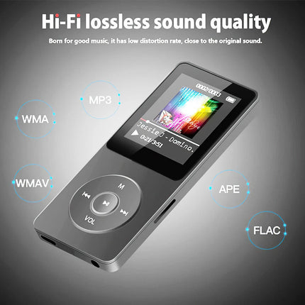 MP3 Player with Bluetooth 5.0 Portable Digital Lossless Music MP3 MP4 Player
