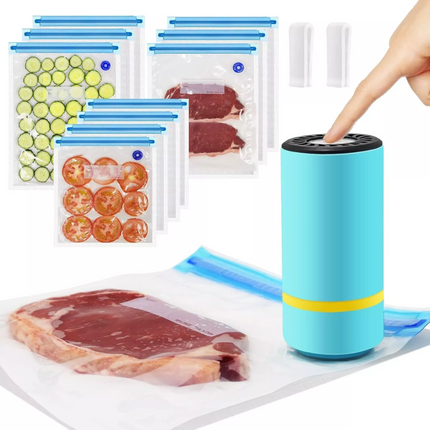 Handheld Vacuum Food Sealer Portable Food Vacuum Sealer Machine Rechargeable Min
