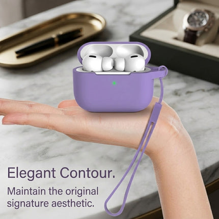 Airpods Pro 2nd Generation Case Protective Cover With Hook Purple