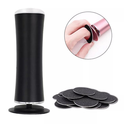 Electric Foot Grinding Dead Grinder Skin Foot File Callus Remover Pedicure TooPB Black